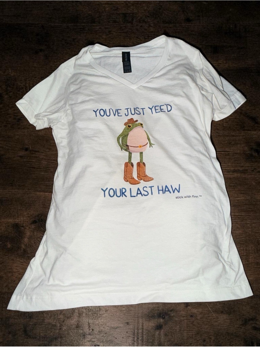 NEW FUNNY FROG YOU’VE JUST YEE’D YOUR LAST HAW NOVELTY GILDAN GRAPHIC PRINT S